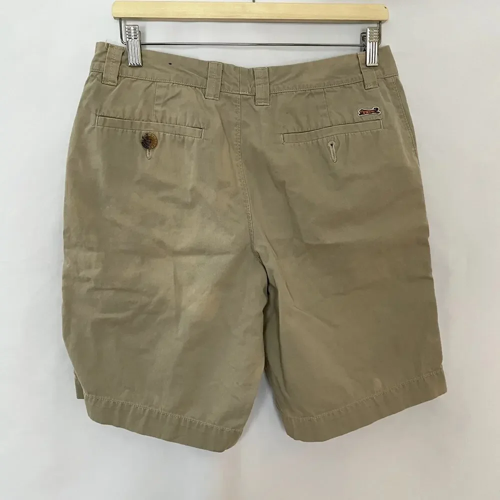 Le Tigre tan cargo shorts men's size 32 cotton pants summer pockets casual